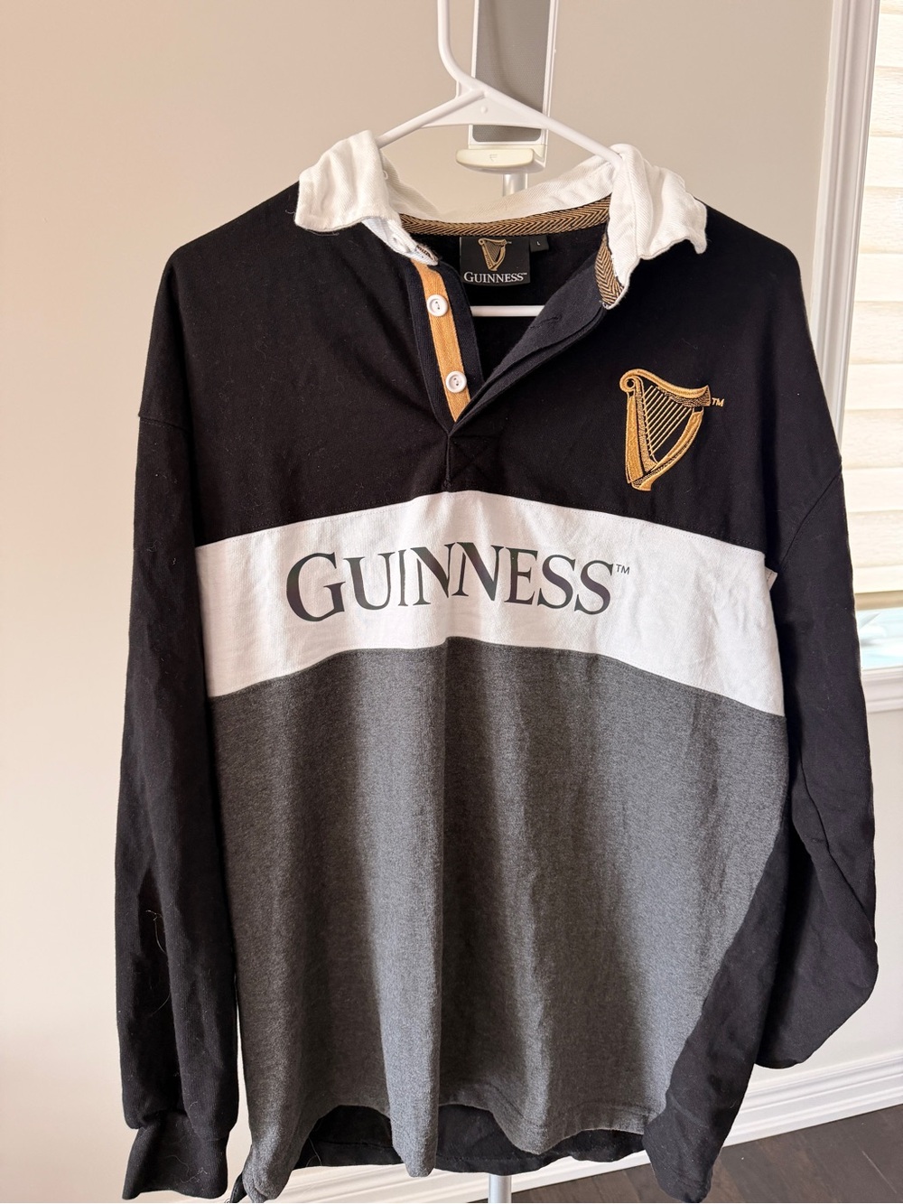 Guinness Colorblock Rugby Shirt